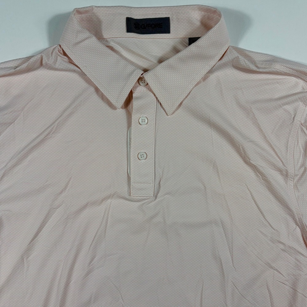 G/FORE Polo Shirt Mens 2XL Short Sleeve Performance Pink Black Sheep‎ Golf Club
